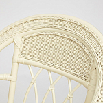 Комплект уличной мебели из ротанга Clara белый варинант исполнения - 4 | Loft Concept в Самаре