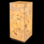 Торшер прямоугольный из натурального камня Calcite Geometry варинант исполнения - 12 | Loft Concept в Самаре