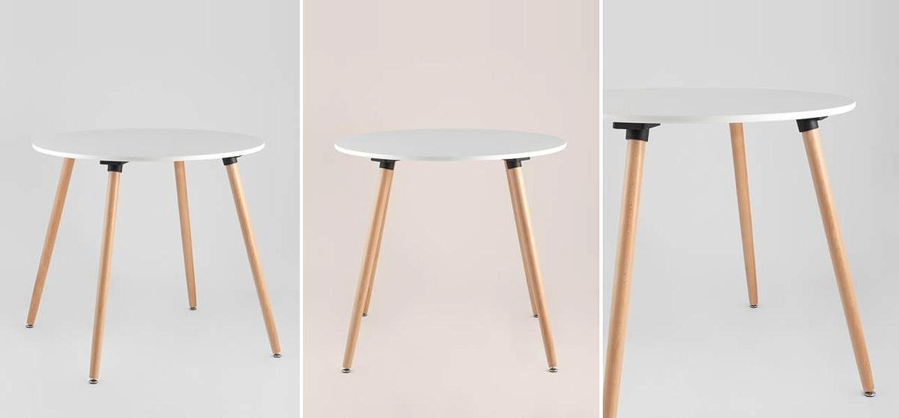 Стол обеденный Hoffman Collection круглый четыре ножки Стол обеденный Hoffman Collection круглый четыре ножки - Loft-Concept в Самаре