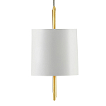 Люстра прямоугольная с белыми цилиндрическими абажурами White Ribbon варинант исполнения - 2 | Loft Concept в Самаре