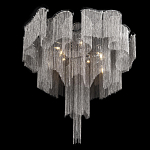 Люстра потолочная с металлическими цепочками Диаметр 99 см Atlantis Chain варинант исполнения - 3 | Loft Concept в Самаре