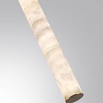 Подвесной светильник с плафоном в форме цилиндра из алебастра Cryptocrystalline Stone варинант исполнения - 7 | Loft Concept в Самаре