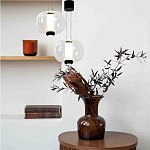 Подвесной светильник с прозрачным рифленым стеклянным плафоном Aurora Bloom варинант исполнения - 2 | Loft Concept в Самаре