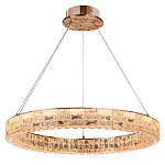 Люстра кольцевая с текстурной огранкой Reflection of Reality варинант исполнения - 1 | Loft Concept в Самаре