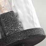 Бра с цилиндрическим плафоном из прозрачного рифленого стекла Feiss варинант исполнения - 4 | Loft Concept в Самаре