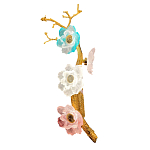 Бра с цветочным декором Miscellaneous herbs варинант исполнения - 2 | Loft Concept в Самаре