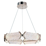 Люстра кольцевая с текстурным природным рисунком IceFlame варинант исполнения - 8 | Loft Concept в Самаре