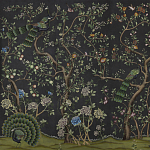 Обои ручная роспись St Laurent Casino metallic silk варинант исполнения - 1 | Loft Concept в Самаре