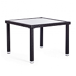 Обеденный комплект из искуственного ротанга Vintara черный варинант исполнения - 11 | Loft Concept в Самаре