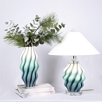 Настольная лампа с абажуром Green Wave варинант исполнения - 2 | Loft Concept в Самаре