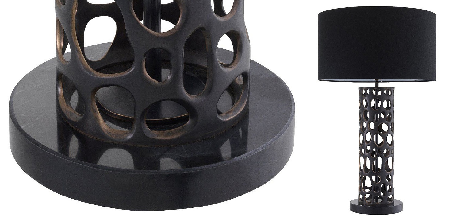 Настольная лампа Eichholtz Table Lamp Dix Bronze Настольная лампа Eichholtz Table Lamp Dix Bronze - Loft-Concept в Самаре