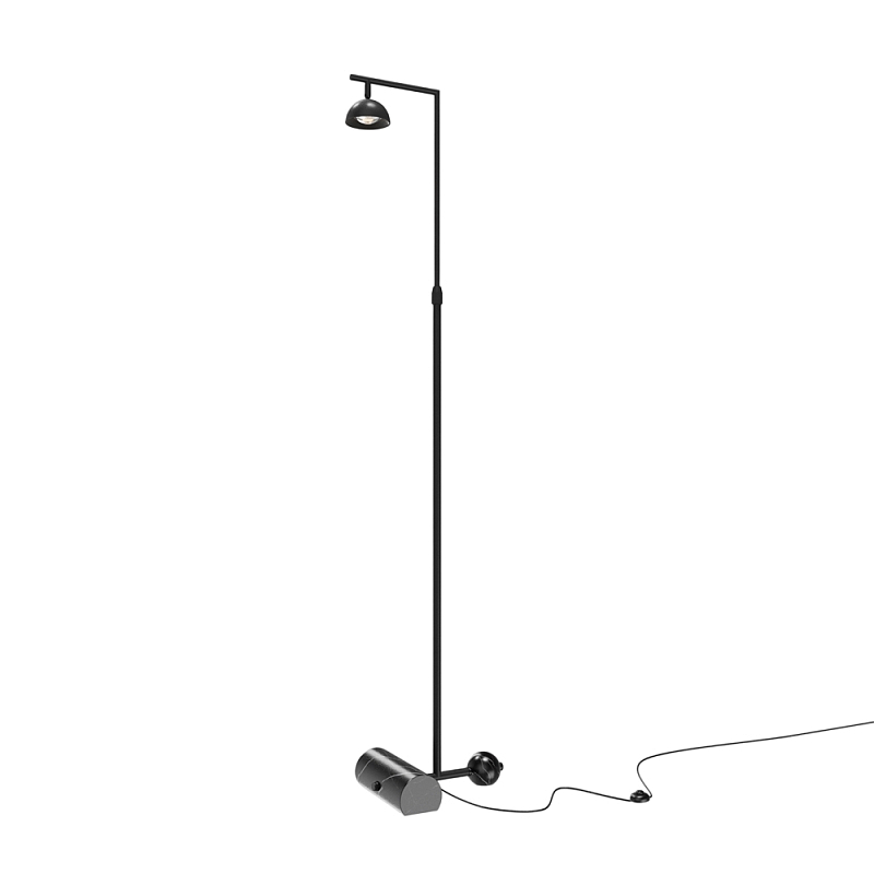 Напольный светильник Pikant 3000К 13Вт Черный Латунь в Самаре | Loft Concept 