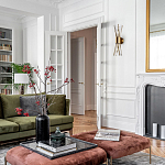 Бра с декором в виде хрустальных и металлических трубочек Nembus Glass Wall Lamp варинант исполнения - 2 | Loft Concept в Самаре