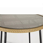 Барный столик с круглой плетеной столешницей Wicker Table Top варинант исполнения - 5 | Loft Concept в Самаре