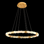 Люстра в форме кольца с золотым декором Warm Heavenly Light варинант исполнения - 9 | Loft Concept в Самаре