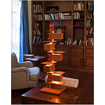 Торшер с каркасом из множества полок Links варинант исполнения - 4 | Loft Concept в Самаре