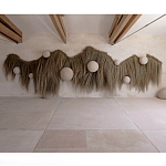 Большая дизайнерская Инсталляция из соломы RAFFIA Installation  варинант исполнения - 7 | Loft Concept в Самаре