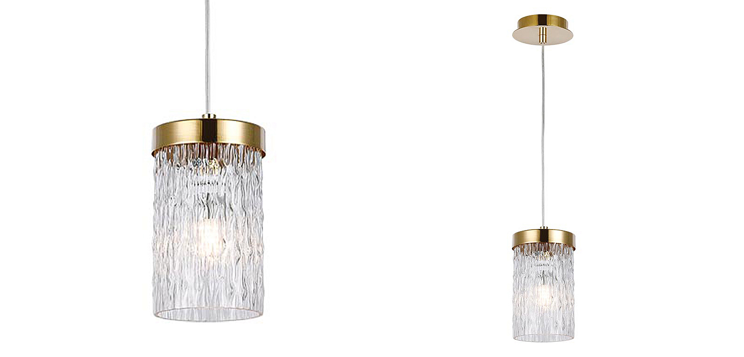Подвесной светильник Estebe Gold Glass Hanging Lamp Подвесной светильник Estebe Gold Glass Hanging Lamp - Loft-Concept в Самаре