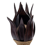 Настольная лампа черная INDONESIAN LAMPS 1 варинант исполнения - 2 | Loft Concept в Самаре