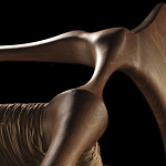 Стул из Ореха с плетеным сидением Kronos Dining Chair Brown варинант исполнения - 2 | Loft Concept в Самаре