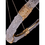 Люстра в форме кольца с золотым декором Warm Heavenly Light варинант исполнения - 3 | Loft Concept в Самаре