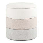 Пуф Three Colors в ткани букле из трех цветов  варинант исполнения - 1 | Loft Concept в Самаре