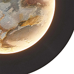 Бра в форме диска черного цвета Borders of Black варинант исполнения - 2 | Loft Concept в Самаре