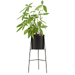 Кашпо из металла Elevated Planters черное варинант исполнения - 2 | Loft Concept в Самаре