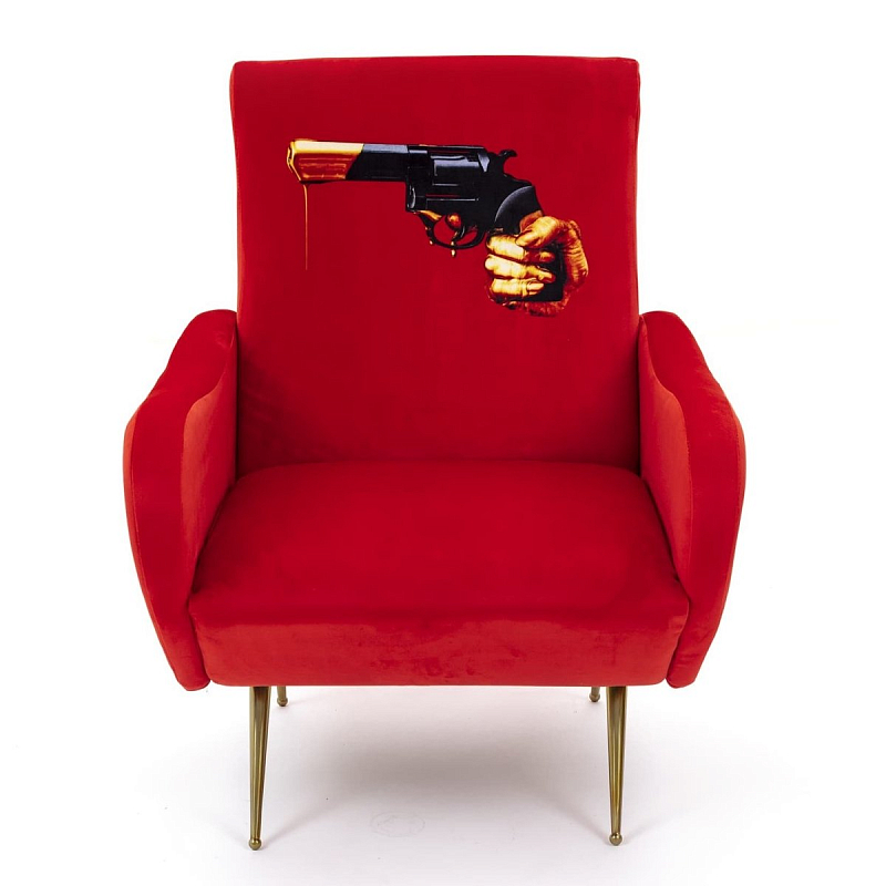 Кресло Seletti Armchair Revolver Красный в Самаре | Loft Concept 