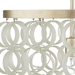 Потолочный светильник с каскадом из круглых декоративных колец Waterfall from the Rings варинант исполнения - 1 | Loft Concept в Самаре