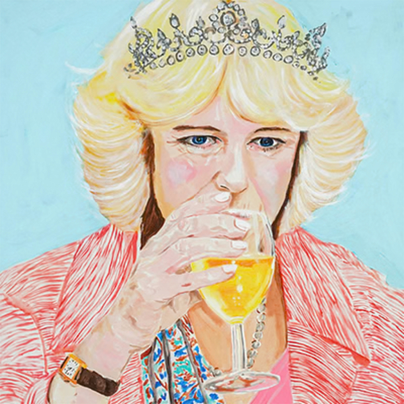 Картина Camilla Having a Personality Drink Мульти Картина Camilla Having a Personality Drink Мульти в Самаре | Loft Concept