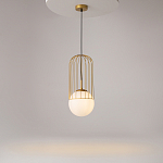 Подвесной светильник Cage Ball Pendant варинант исполнения - 2 | Loft Concept в Самаре