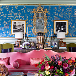 Обои ручная роспись Houghton Canton Blue варинант исполнения - 5 | Loft Concept в Самаре