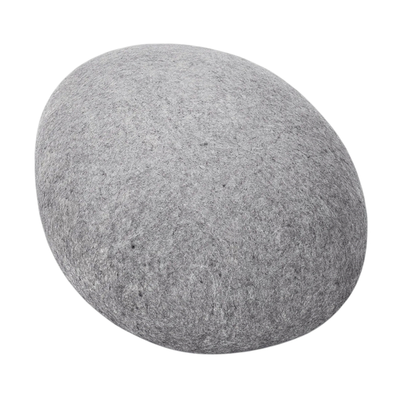 Пуф - Камень SOLID Серый Белый Светло-серый в Самаре | Loft Concept 