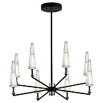 Люстра с прозрачными плафонами из стекла Umbrella варинант исполнения - 2 | Loft Concept в Самаре