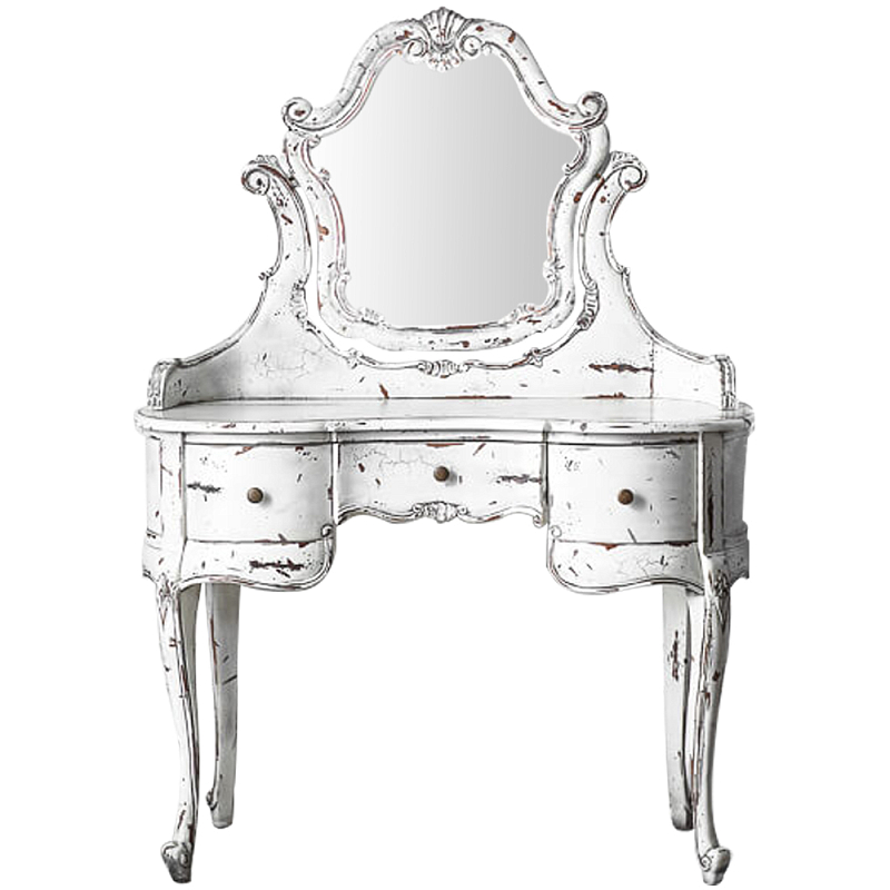 Трельяж White Felicienne Dressing Table Белый Коричневый в Самаре | Loft Concept 