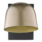 Бра с наклонным плафоном в сочетании золотистого и чёрного цвета Sconce with Sloping Shade варинант исполнения - 1 | Loft Concept в Самаре