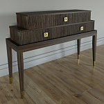 Премиальная Консоль с тремя ящиками Elsa Dreams Walnut варинант исполнения - 1 | Loft Concept в Самаре