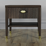 Прикроватная тумбочка с ящиком Elsa Dreams Walnut варинант исполнения - 5 | Loft Concept в Самаре