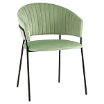 Стул в велюре фисташкового цвета Horizon варинант исполнения - 1 | Loft Concept в Самаре