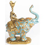 Фарфоровый подсвечник Слон с эмоцией Fluens варинант исполнения - 2 | Loft Concept в Самаре