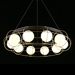 Люстра подвесная круглая с белыми плафонами Martin варинант исполнения - 1 | Loft Concept в Самаре