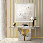 Консоль прямоугольная с основанием в виде расколотого камня Lapiaz варинант исполнения - 1 | Loft Concept в Самаре