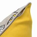 Чехол на подушку с рисунком и вышивкой Aurora Allure Sprout варинант исполнения - 4 | Loft Concept в Самаре