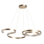 Люстра подвесная светодиодная в виде волнообразной ленты Ribbon Vortex варинант исполнения - 15 | Loft Concept в Самаре