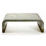 Стол журнальный Белый  BONE INLAY SIDE TABLE-Cream варинант исполнения - 2 | Loft Concept в Самаре