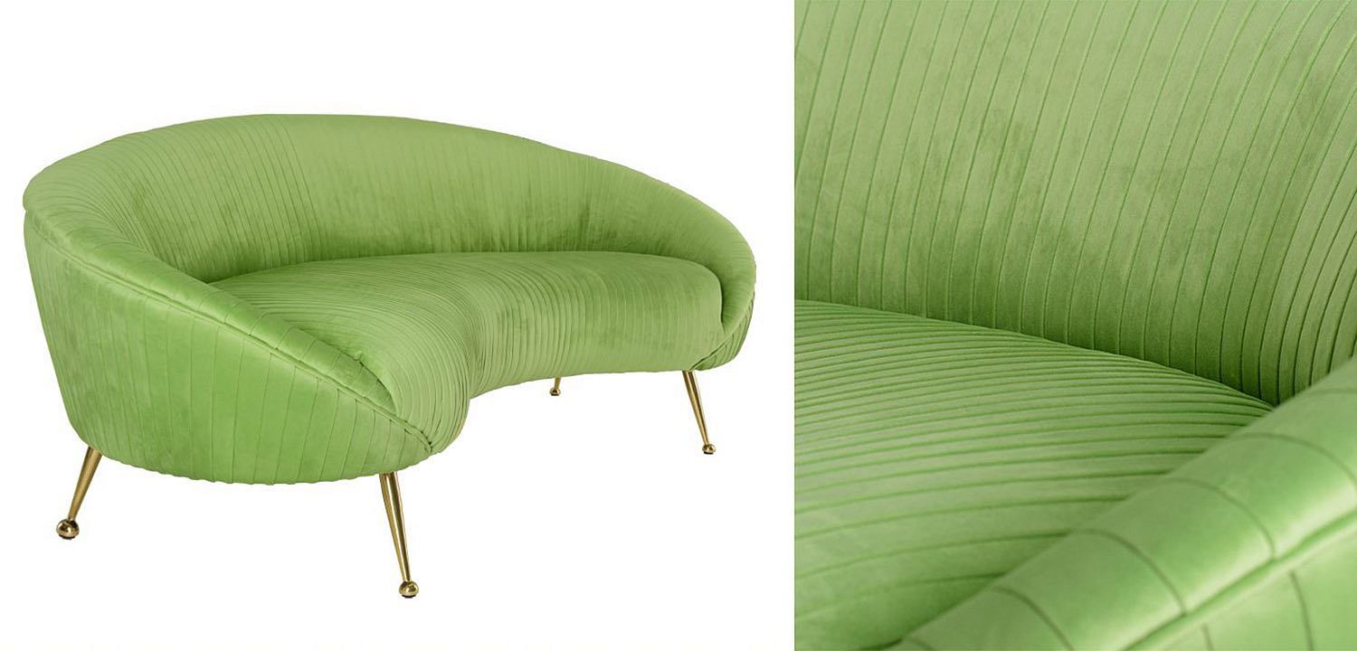 Диван Pebernat Lounge Sofa green Диван Pebernat Lounge Sofa green - Loft-Concept в Самаре