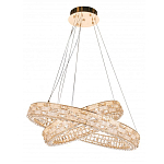 Люстра на 2 кольца с текстурной огранкой Reflection of Reality варинант исполнения - 3 | Loft Concept в Самаре