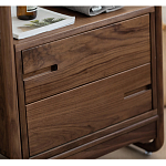 Вешалка деревянная с 2- мя ящиками Moon Walnut Furniture варинант исполнения - 8 | Loft Concept в Самаре