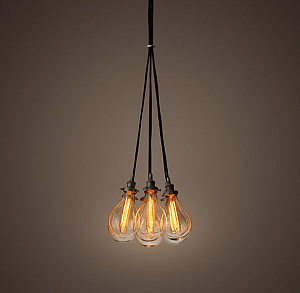 Подвесной светильник Glass Teardrop Pear 7